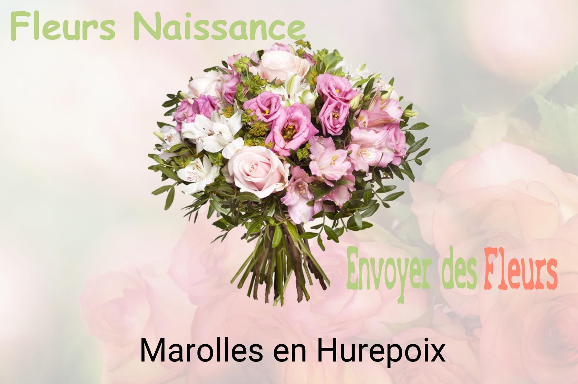 Bouquet de fleurs de naissance livré à Marolles-en-Hurepoix