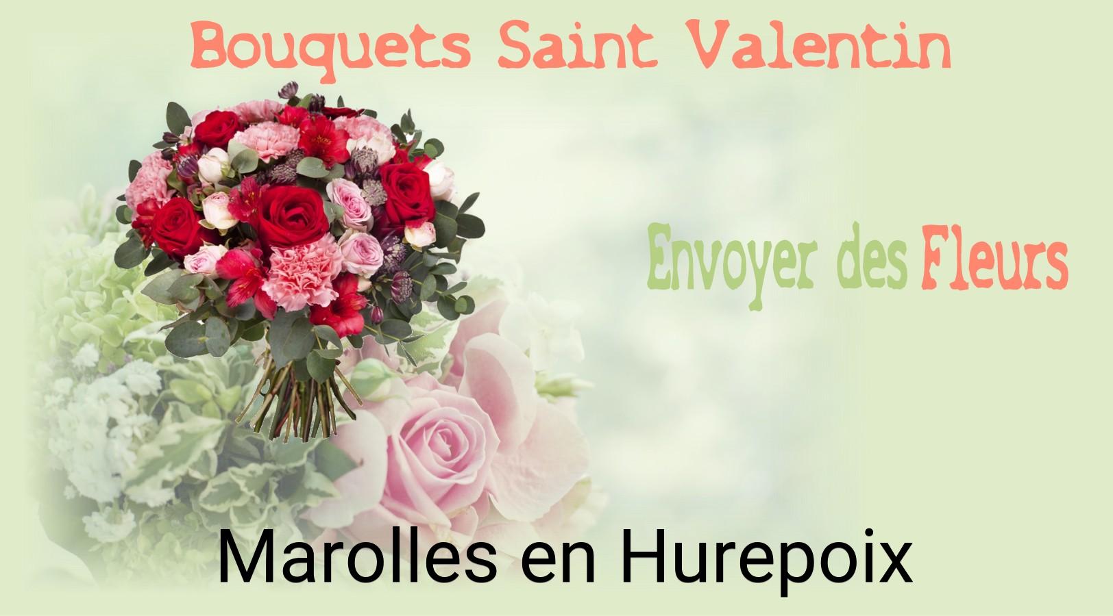 Roses de Saint-Valentin livrées à Marolles-en-Hurepoix
